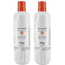 Compatible Con Whirlpool, Filtro 2, Edr2rxd1. Filtro De Agua Para Refrigerador, Repuestos Para Filtro Purificador De Agua De Refrigerador (2 Unidades)