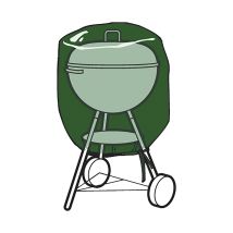 Schutzhülle für Grills – Ø73cm x 60cm – Polyester 240 g/m² – Wasserdicht – Ösen zum Binden