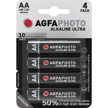 Agfa - Photo Ultra Lr6 Mignon (aa)-batterie Alkali-mangan 1.5 V 4 St.