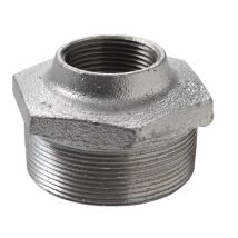 Riduzione m.f. 1"x3/4" in ghisa malleabile zincata – Raccordo di riduzione femmina-maschio – Certificata per uso gas – 2,5 MPa