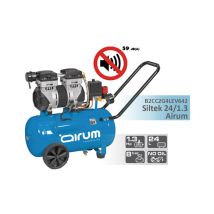 Compresor sin aceite AIRUM SILTEK 24L 1.3HP – Ultra-silencioso – Ideal para bricolaje y uso profesional