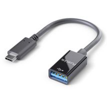 Adaptador Purelink Usb-c A Usb-a - Usb 3.1 Gen 1 - Iseries - Negro - 0.10m