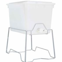 Banco per disopercolare in plastica con rubinetto e supporto – Dimensioni: cm.63x46x39 – Fiorillo