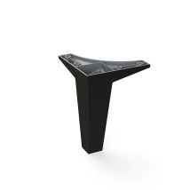 Pata de plástico Cali H110 – Acabado negro mate, blanco, cromo mate – Mueble moderno