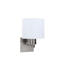 Lampada Da Parete Ip20 Lyon E27 15w Nichel Satinato - Forlight