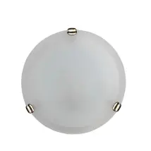 Duna Deckenlampe 30 Cm Alabasterweiß Mit Bronzefarbenen Haken