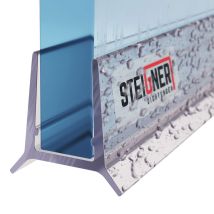 Duschdichtung Uk24-6 Ersatzdichtung Für Dusche Wasserabweiser, L, 110 Cm, (einzeldichtung), 5mm Bis 6mm Glasstärke - Steigner