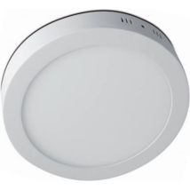 Gtv Plafonnier Led Blanc 25w 300mm Design Rond