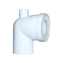 Regiplast – Gomito WC a 90 gradi 100 mm Maschio con Raccordo – Idraulica Riscaldamento