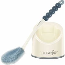 Toilet Brush Antibacterial Silicone Toilet Brush Toilet Brush Set Long Handle Toilet Brush With Hygienic Support For Bathroom Storage And Organization