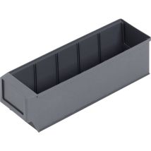 Alutec 66027 66027-scatola Portaoggetti, Scuro, 1 Pezzo, Grigio Ferro, 300 X 91 X 81 Mm