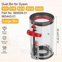 Contenitore Polvere Per Aspirapolvere Dyson Serie V - Accessori Sostitutivi, Capacità Grande, Numeri Parte 970050-01 E 965443-01
