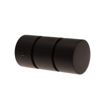 Cromo 28 Metallo Ø28 2 Supporti Aperti Regolabili 9,5-14 Cm Grafite