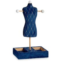 Schmuckständer Mannequin – 24 cm – 12 cm – 40 cm – Marineblau – Hochwertiger Kunststoff