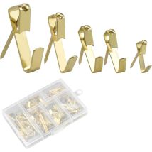 130-teiliges Metall-wandhaken-bilderhaken-set Mit Nagel, Wand-bildhalter-haken-set, Bilderrahmen-aufhänger Für Bilderrahmen, Bilderrahmen, 