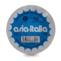 Nastro isolante autoestinguente in PVC – 0,13mm x 19mm x 25m – Bianco – ASITA