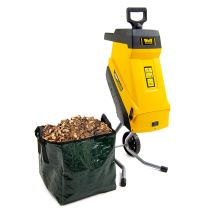 Electric Shredder Wolf Garden Cutter 2500w With 45l Collection Bag
