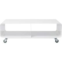 Design Mobile Tv Lounge M Mobile White, Bianco, 30x90x42 Cm, Stile Ottimo Minimalista, Poggiaogetti Per Divano, Commodino, Liberia, Mensola 