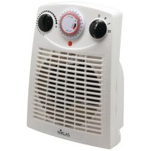 Termoventilatore Caldobagno Scaldino Verticale Bianco Timer 2000 W Niklas