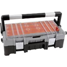 Alutec 66001 Maletín De Herramientas Transparente Con Organizador