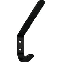 Technik Team - Technik-team Huthaken Kleiderhaken Macoba Breite 25mm, Höhe 141mm - Wandhaken Für Hüte, Eisen Schwarz Matt