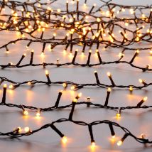 Festive Productions - 5.1m Warm White Led Christmas Fairy String Lights Indoor Outdoor Tree Decoration