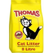 Thomas – Cat Litter – 8 Liters – Natural Mineral – Highly Absorbent – Odor Control