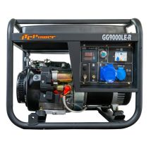 ITC Power – Generador de gasolina 6600W – Autonomía 19 horas – Arranque eléctrico – Panel de control con 2 tomas