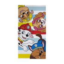 Character World Asciugamano Ufficiale Paw Patrol, Super Morbido, Motivo Marshall, Chase, Rubble & Skye, Perfetto Per Casa, Bagno, Spiaggia E Piscina, 