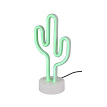 Trio Lighting - Italia Cactus Lampada Da Tavolo Led 1,8w In Plastica Colore Bianco Con Interruttore On/off R55220101