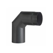 Codo de acero 90° 13 mm negro mate – Acero – 1,5 mm
