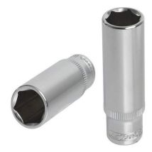 KS Tools – Bussole lunga ULTIMATE 1/4'' 7 mm e 8 mm – Cromo vanadio – Finitura cromata satinata