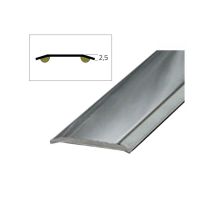 Alfombra adhesiva plana inoxidable 38x2,5 mm – Acero inoxidable AISI 304 – Acabado brillante