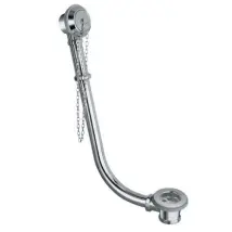 Bathstore - Exposed Bath Waste Chrome Chainstay Plug And Chain Ex Salisbury