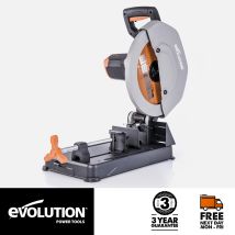 Evolution Power Tools - Evolution R355cps 355mm Chop Saw With Tct Multi-material Cutting Blade (230v)