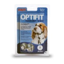 Halti – Dog Lead – OPTIFIT Headcollar, Training DVD & Guide – Self-Adjusting Chin Strap, Unique Cheek Straps