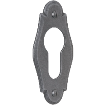 Tastiera in ferro nero 1305 Key – 23289 – Design elegante per porte e cancelli – Ferro nero, 70 x 35 mm – Bouvet