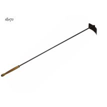 Rastrillo grande de hierro con mango de madera – 160 cm x 18 cm – Accesorio para horno de pizza
