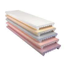 Coprimuro Simil Marmo Rompi Goccia Profilo Torato Levigato - Grigio Perlaceo - Size Interno 14,5 Cm