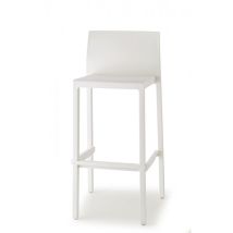 Sgabelli bar Kate H.75 – Set di 4 – Tecnopolimero rinforzato con fibra di vetro – Impilabili – Colore: Lino