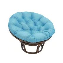 Coussins Ronds Capitonnés, Épais Et De Couleur Unie, Pour Chaises, Sols Et Sièges De Jardin(bleu,70 X 70 Cm)