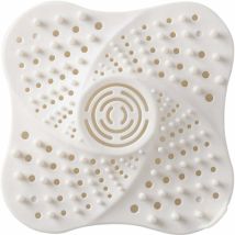 Anti-jam Bathroom Shower Drain With Suction Cup (white)