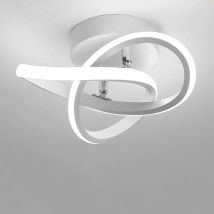 Comely Modern Led Ceiling Light, 12w Aluminum And Acrylic Ceiling Lamp, Flower Shape Design Led Ceiling Light For Bedroom Kitchen Living Room Hallway 