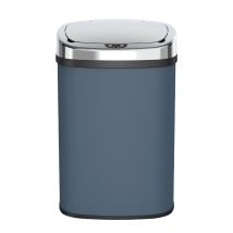 Automatischer Mülleimer 58L mit Infrarotsensor – Edelstahl grau – Hygienisch, geräuschlos, einfach zu reinigen – 40,9 × 29 × 65,5 cm