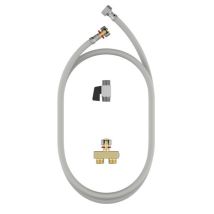 Juego de conexión TOTO para lavabos – Longitud tubo 1400 mm – Conexión G3/8 – Compatible con cisternas Geberit