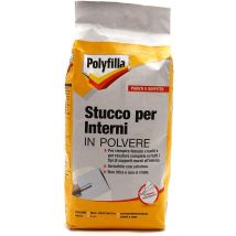 Stucco Per Interni In Polvere Bianco (5 Kg). Polyfilla