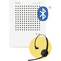 Intercomunicador Bluetooth VoiceBridge – 1 puesto de comunicación – IP33 – 230V – 12V – Batería Li-Po – Color blanco