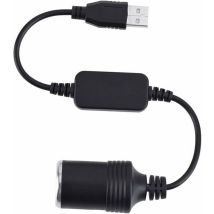 Usb-a-stecker Auf 12-v-zigarettenanzünderstecker-adapter