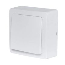 Debflex – Pulsante montato in superficie Blok, modello 746803 – Installazione semplice e veloce – Elettricità