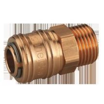 Conector Rápido Rectus Con Rosca Externa 3/8", Alta Calidad, Ideal Para Sistemas De Aire Comprimido, Fácil Conexión Y Desconexión, Robusto Y Confiable